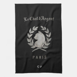 Monogramm Küchenhandtuch Le Chat d'Argent Geschirrtuch