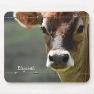 Monogramm Kuh aus Jersey Fotografie Mousepad