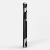 Monogramm-Kuh Schwarzweiss Case-Mate iPhone Hülle (Hinten/Rechts)