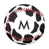 Monogramm Kuhmuster Baseball (Vorderseite Links)