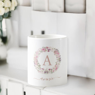 Monogramm kundenspezifische  kaffeetasse