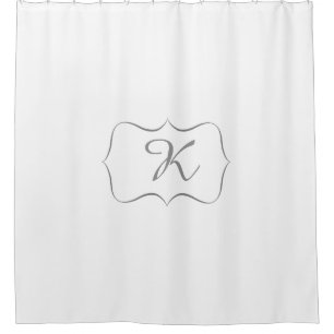 Monogramm-kundenspezifischer Duschvorhang