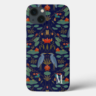 Monogramm Kunst & Handwerk Reiher iPhone / iPad Hü Case-Mate iPhone Hülle