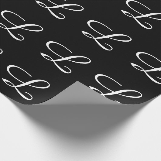 MONOGRAMM L GESCHENKPAPIER (Ecke)