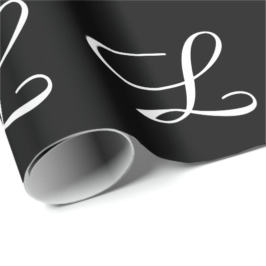 MONOGRAMM L GESCHENKPAPIER (Rolleneckpunkt)