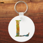 Monogramm - L - Schlüsselanhänger (Vorderseite)
