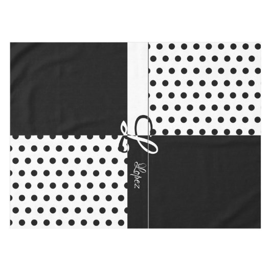 Monogramm L Tischdecke (Vorderseite (Horizontal))