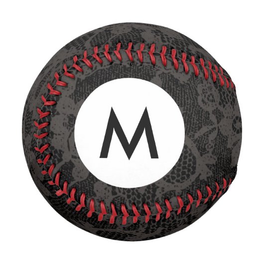 Monogramm Lace 2 Baseball (Vorderseite Links)