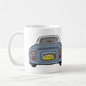 Monogramm Lapis Gray Figaro Auto Kaffeetasse (Links)