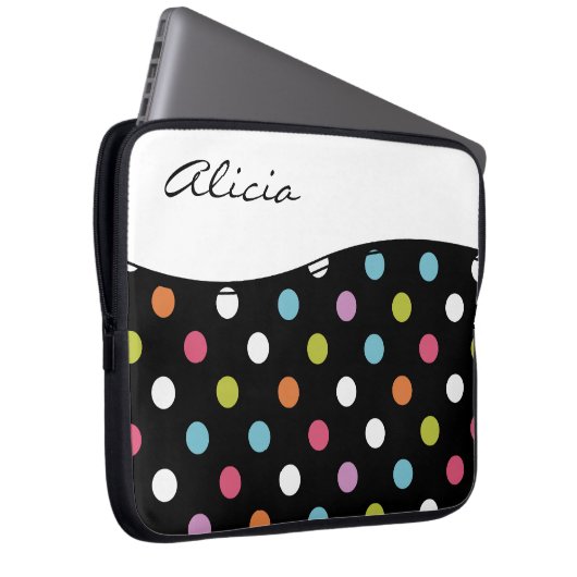 Monogramm-Laptop-Hülse Laptopschutzhülle (Vorne Rechts)