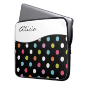 Monogramm-Laptop-Hülse Laptopschutzhülle (Vorderseite Links)