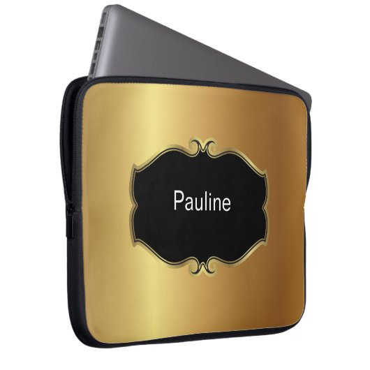 Monogramm-Laptop-Hülse Laptopschutzhülle (Vorne Rechts)