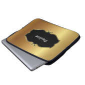 Monogramm-Laptop-Hülse Laptopschutzhülle (Vorne Knopf)