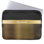 Monogramm-Laptop-Hülsen Laptopschutzhülle (Vorderseite)