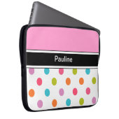 Monogramm-Laptop-Kasten Laptopschutzhülle (Vorne Rechts)