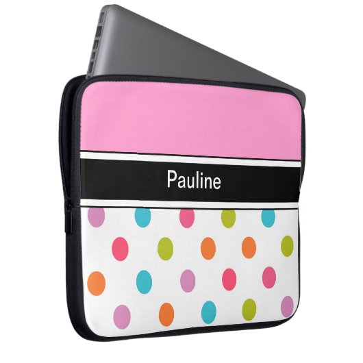 Monogramm-Laptop-Kasten Laptopschutzhülle (Vorne Rechts)