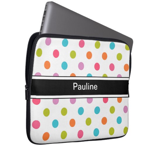 Monogramm-Laptop-Kasten Laptopschutzhülle (Vorne Rechts)