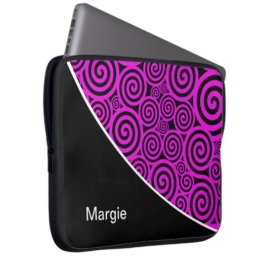 Monogramm-Laptop Laptopschutzhülle (Vorne Rechts)