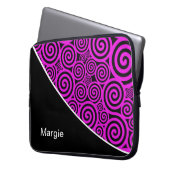 Monogramm-Laptop Laptopschutzhülle (Vorderseite Links)