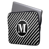 Monogramm Laptopschutzhülle (Vorderseite Links)