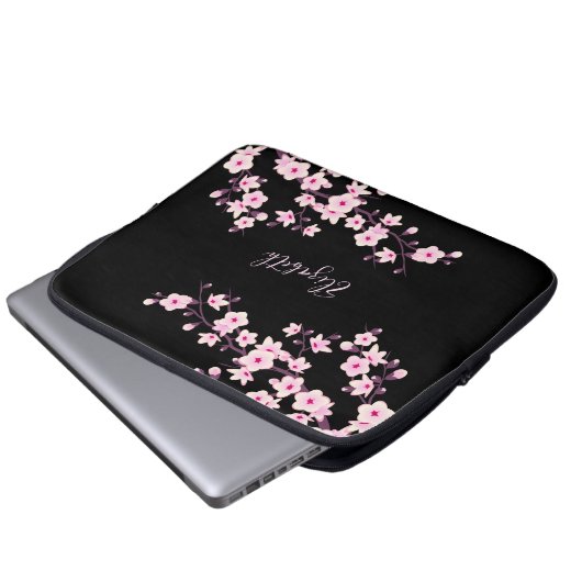 Monogramm Laptopschutzhülle (Vorne Knopf)