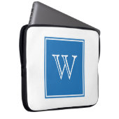 Monogramm Laptopschutzhülle (Vorne Rechts)