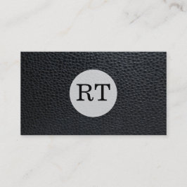 Monogramm/Leder des Serientyps Visitenkarte