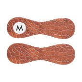 Monogramm-Lederstruktur Baseball (Paneele)