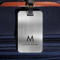 Monogramm leichte graue Imitate aus Metall