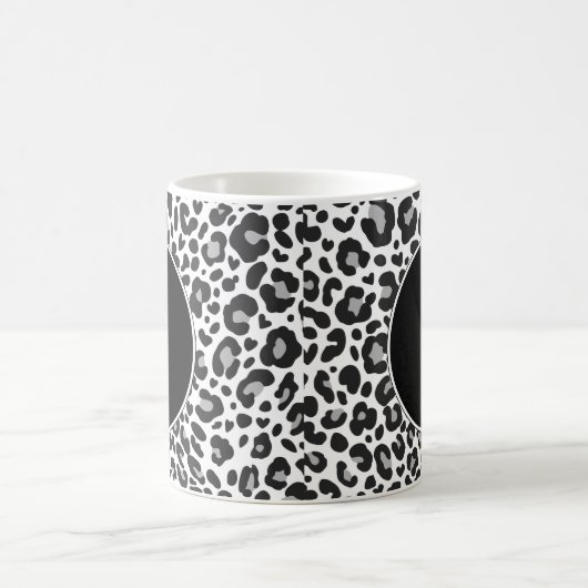 Monogramm-Leopard-Kaffee-Tassen Kaffeetasse (Mittel)