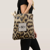 Monogramm Leopardenprint Tasche (Von Nahem)