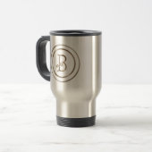 Monogramm ‚Letter B‘ Reisebecher (Vorderseite Links)