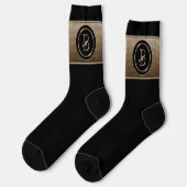 Monogramm ‚Letter B‘ Socken (Linkes Detail)