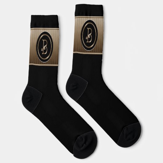 Monogramm ‚Letter B‘ Socken (Rechts)