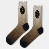 Monogramm ‚Letter B‘ Socken (Linkes Detail)