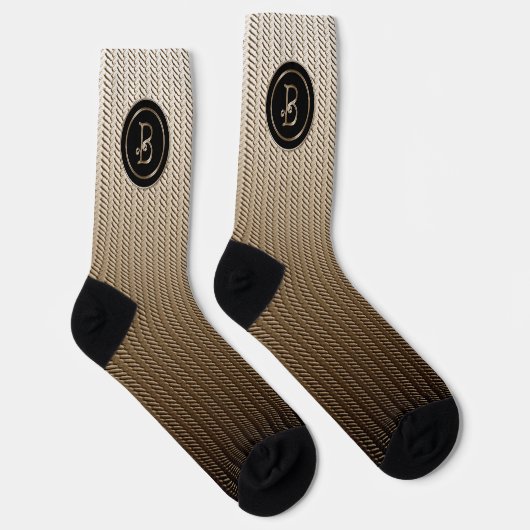 Monogramm ‚Letter B‘ Socken (Rechts)