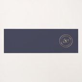 Monogramm ‚Letter B‘ Yogamatte (Rückseite (Horizontal))