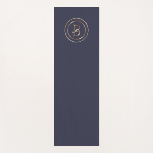 Monogramm ‚Letter B‘ Yogamatte (Vorderseite)