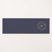 Monogramm ‚Letter B‘ Yogamatte (Vorderseite (Horizontal))