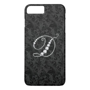 Monogramm Letter D in Diamanten Case-Mate iPhone Hülle