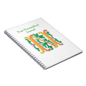 Monogramm Letter Journal Notizblock (Rechte Seite)