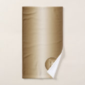 Monogramm "Letter K" Badhandtuch Set (Handtuch)