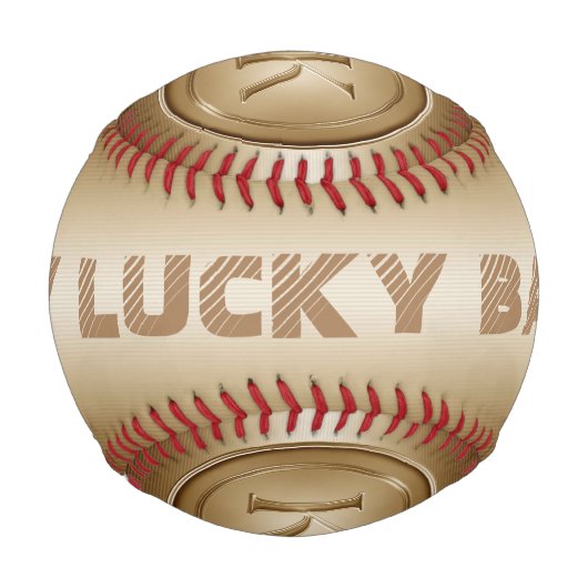 Monogramm "Letter K" Baseball (Rückseite)