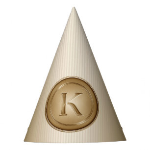 Monogramm "Letter K" Partyhütchen