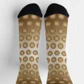 Monogramm "Letter K" Socken (Oben)