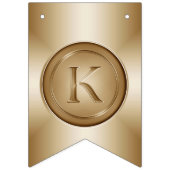 Monogramm "Letter K" Wimpelkette (Erste Fahne)