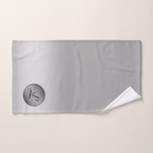 Monogramm ‚Letter L‘ Badhandtuch Set (Handtuch)