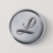Monogramm ‚Letter L‘ Button (Vorderseite)
