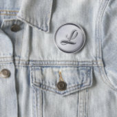 Monogramm ‚Letter L‘ Button (Beispiel)