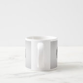Monogramm ‚Letter L‘ Espressotasse (Rückseite)